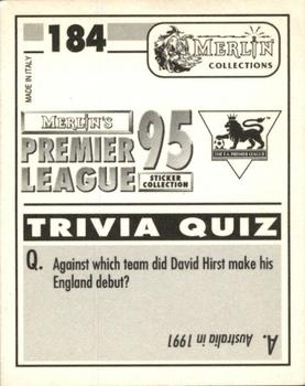 1994-95 Merlin's Premier League 95 #184 Steve Palmer Back