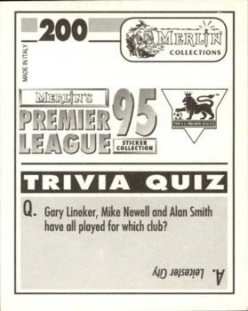 1994-95 Merlin's Premier League 95 #200 Chris Fairclough Back