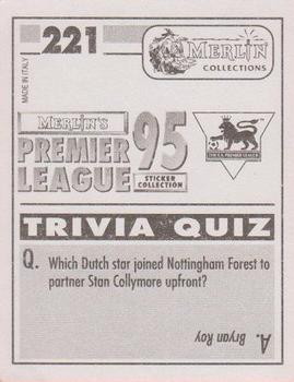 1994-95 Merlin's Premier League 95 #221 Gavin Ward Back