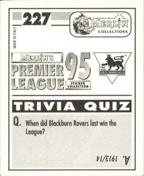 1994-95 Merlin's Premier League 95 #227 Colin Hill Back