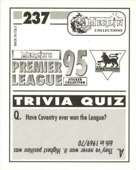 1994-95 Merlin's Premier League 95 #237 Lee Philpott Back