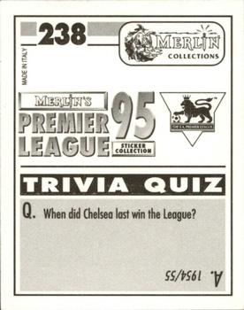 1994-95 Merlin's Premier League 95 #238 David Lowe Back