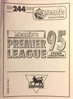 1994-95 Merlin's Premier League 95 #244 Robbie Fowler Back