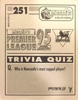 1994-95 Merlin's Premier League 95 #251 Phil Babb Back