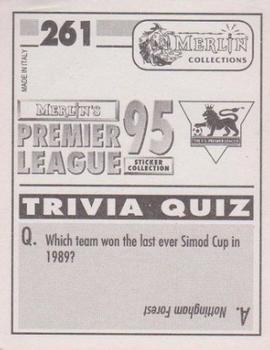 1994-95 Merlin's Premier League 95 #261 Ian Rush Back