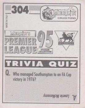 1994-95 Merlin's Premier League 95 #304 Paul Ince Back