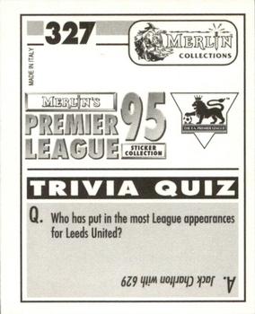 1994-95 Merlin's Premier League 95 #327 Steve Howey Back