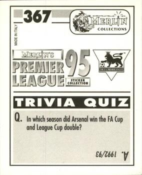 1994-95 Merlin's Premier League 95 #367 Des Lyttle Back