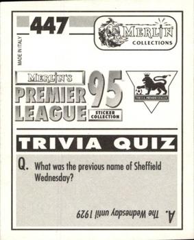 1994-95 Merlin's Premier League 95 #447 Neil Heaney Back
