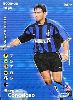 2002 Wizards Football Champions 2002-03 Italy #29 Sergio Conceicao Front