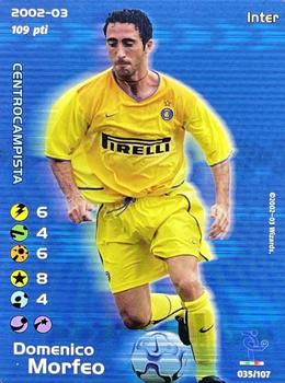 2002 Wizards Football Champions 2002-03 Italy #35 Domenico Morfeo Front
