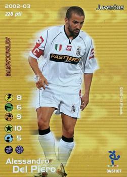 2002 Wizards Football Champions 2002-03 Italy #45 Alessandro Del Piero Front