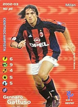 2002 Wizards Football Champions 2002-03 Italy #61 Gennaro Gattuso Front