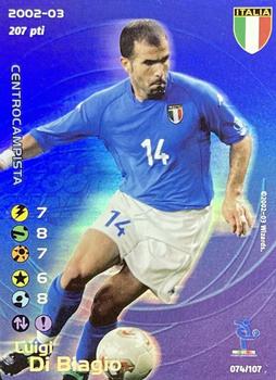 2002 Wizards Football Champions 2002-03 Italy #74 Luigi Di Biagio Front