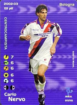 2002 Wizards Football Champions Calciomercato #11 Carlo Nervo Front