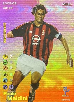 2002 Wizards Football Champions Calciomercato #60 Paolo Maldini Front