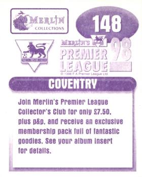1997-98 Merlin F.A. Premier League 98 #148 Kit Back