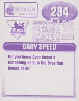 1997-98 Merlin F.A. Premier League 98 #234 Gary Speed Back