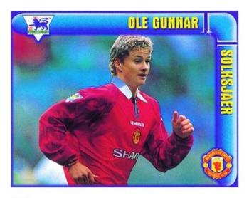 PANINI WORLD CUP 98 #098-NORWAY & MANCHESTER UNITED-OLE GUNNAR SOLSKJAER 