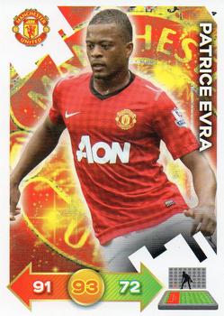 2012-13 Panini Adrenalyn XL Manchester United #4 Patrice Evra Front