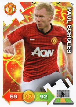 2012-13 Panini Adrenalyn XL Manchester United #16 Paul Scholes Front
