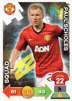 2012-13 Panini Adrenalyn XL Manchester United #47 Paul Scholes Front