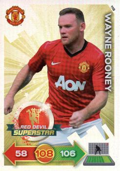 2012-13 Panini Adrenalyn XL Manchester United #118 Wayne Rooney Front