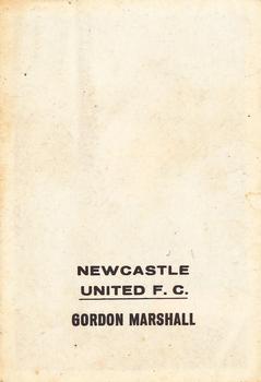 1967-68 FKS Publishers Wonderful World of Soccer Stars #NNO Gordon Marshall Back