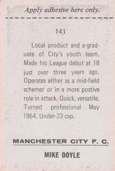 1968-69 FKS Publishers Wonderful World of Soccer Stars #141 Mick Doyle Back