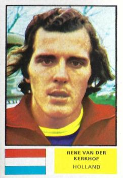 1974 FKS Wonderful World of Soccer Stars World Cup #136 Rene van der Kerkhof Front