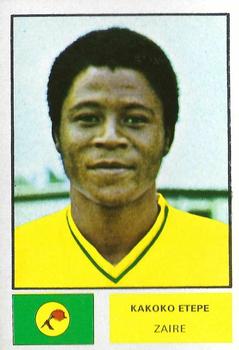 1974 FKS Wonderful World of Soccer Stars World Cup #258 Kakoko Etepe Front
