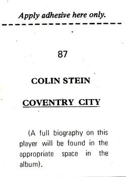 1974-75 FKS Wonderful World of Soccer Stars #87 Colin Stein Back