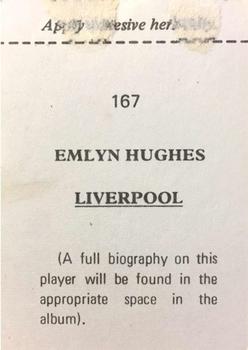 1974-75 FKS Wonderful World of Soccer Stars #167 Emlyn Hughes Back