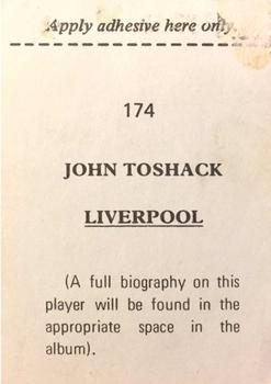 1974-75 FKS Wonderful World of Soccer Stars #174 John Toshack Back