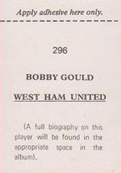 1974-75 FKS Wonderful World of Soccer Stars #296 Bobby Gould Back