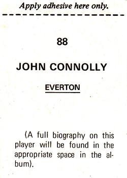 1975-76 FKS Soccer Stars #88 John Connolly Back