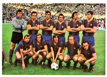 1975-76 FKS Soccer Stars #358 Barcelona Front