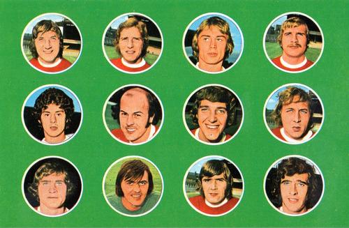 1975-76 FKS Euro Soccer Postcards #NNO Arsenal Front