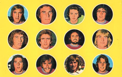 1975-76 FKS Euro Soccer Postcards #NNO West Ham United Front
