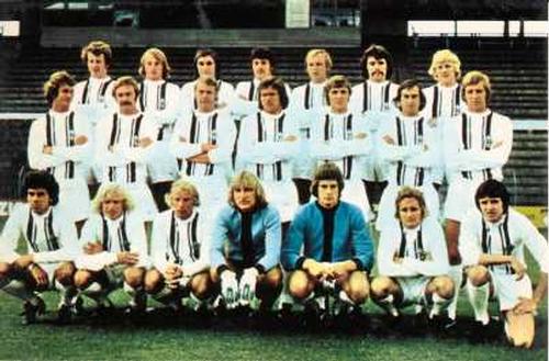1975-76 FKS Euro Soccer Postcards #NNO Borussia Moenchengladbach Front