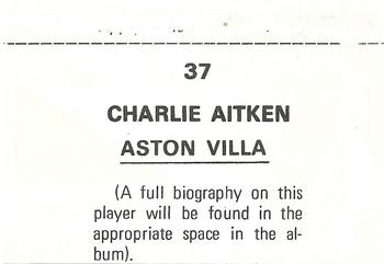 1976-77 FKS Soccer Stars #37 Charlie Aitken Back