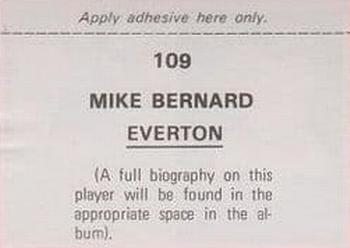 1976-77 FKS Soccer Stars #109 Mike Bernard Back