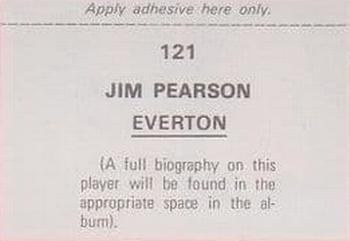 1976-77 FKS Soccer Stars #121 Jim Pearson Back