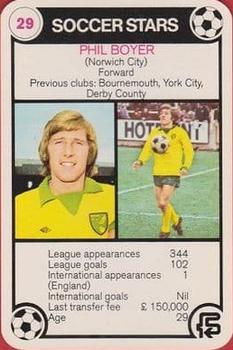 1976-77 FKS Soccer Stars Trump Cards #29 Boyer Front