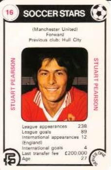 1977-78 FKS Trump Soccer Stars Series One #16 Stuart Pearson Front