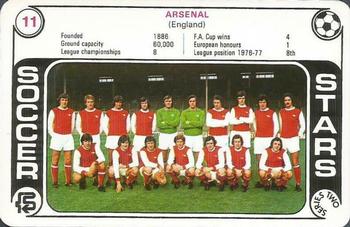 1977-78 FKS Trump Soccer Stars Series Two #11 Arsenal Front
