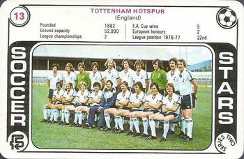 1977-78 FKS Trump Soccer Stars Series Two #13 Tottenham Hotspur Front