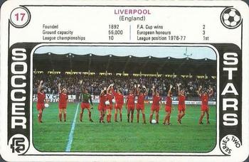 1977-78 FKS Trump Soccer Stars Series Two #17 Liverpool Front