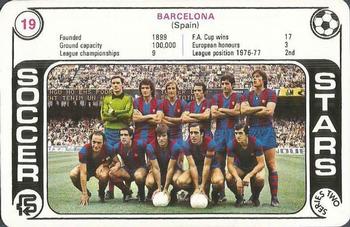 1977-78 FKS Trump Soccer Stars Series Two #19 Barcelona Front
