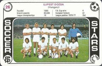 1977-78 FKS Trump Soccer Stars Series Two #26 Ujpest Dpsza Front